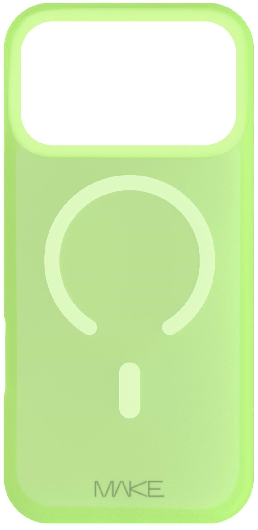 Чохол для смартфону MAKE for Apple iPhone 17 Pro Max Silicone Aura Magnet Fluorescent (MCLAM-AI17PMFS)